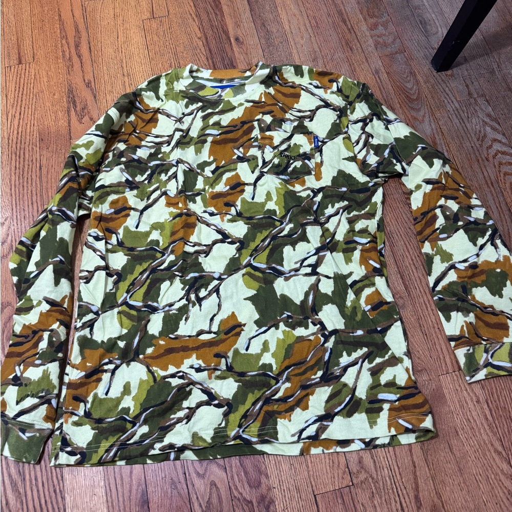 Awake Camouflage Pocket Tee - Green, Tan & Brown